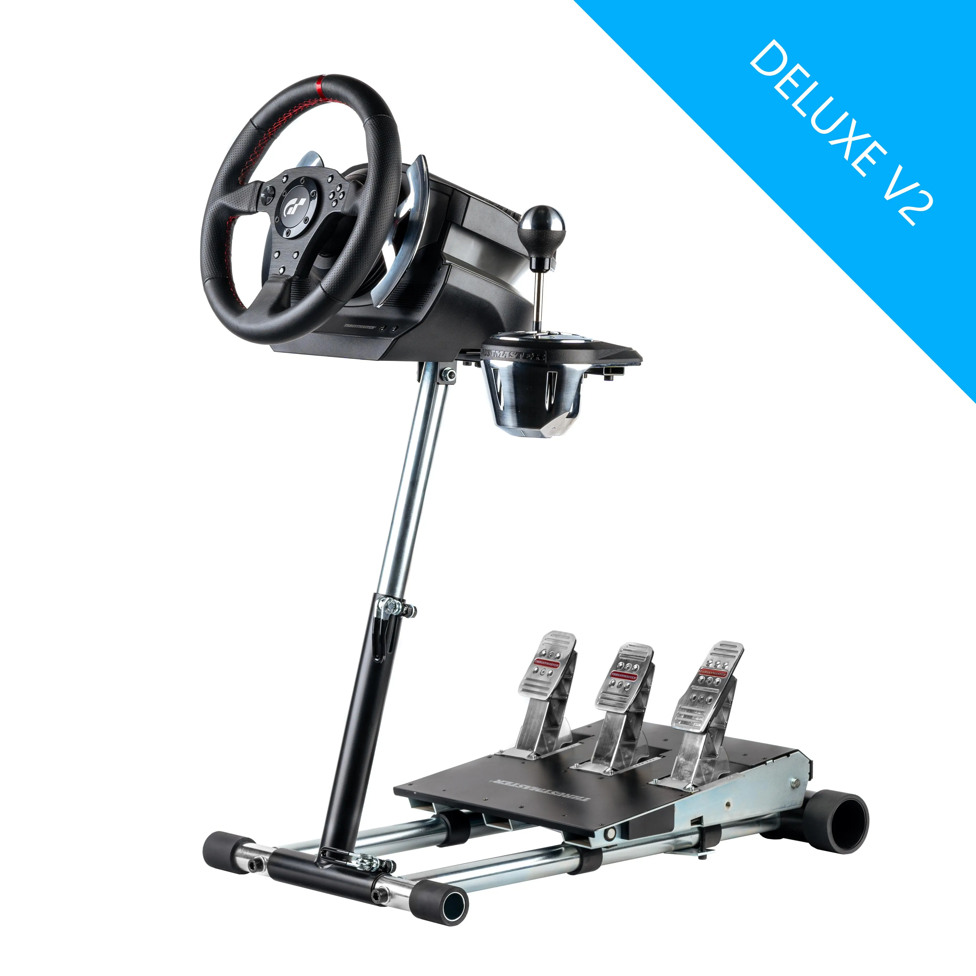 Stojak do kierownicy Wheel Stand Pro Deluxe V2 Thrustmaster T500RS Srebrny