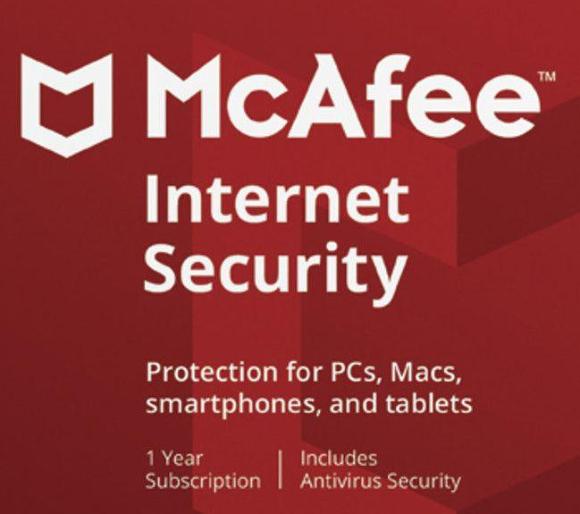 oprogramowanie McAfee Internet Security 1PC/1Rok (kod)