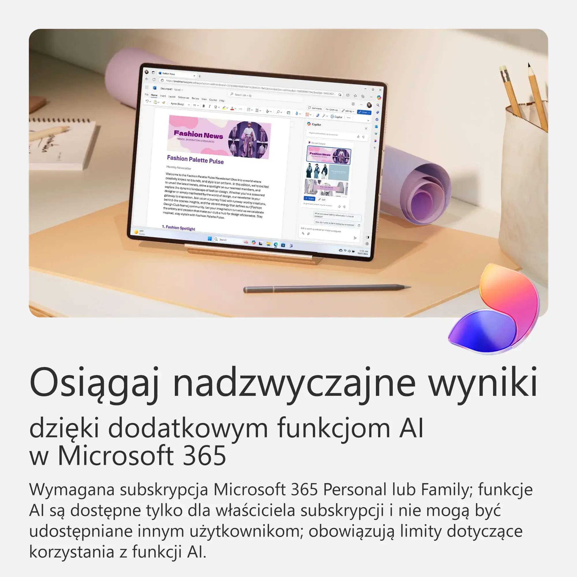 Program Microsoft Office 365 Personal PL Box 1stan/1Rok