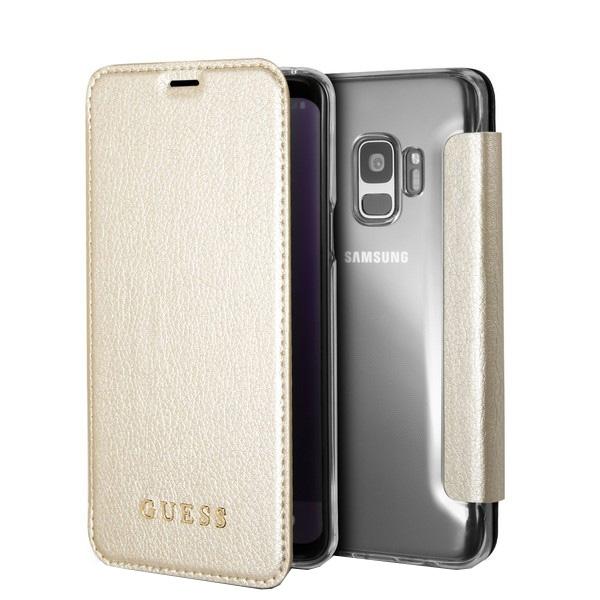 Etui Guess GUFLBKS8LIGLTGO Samsung Galaxy S8+ G955 (złoty)