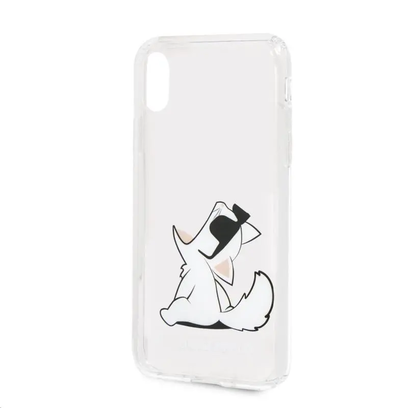Etui Karl Lagerfeld KLHCI65CFNRC do iPhone Xs Max Przeźroczysty
