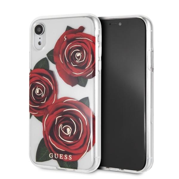 Guess GUHCI61ROSTR iPhone Xr (przeźroczysty)