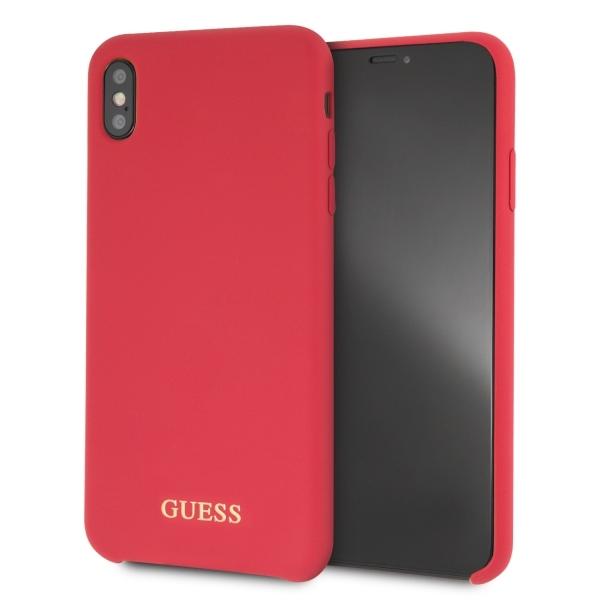 Etui Guess GUHCI65LSGLRE do iPhone XS Max (czerwony)