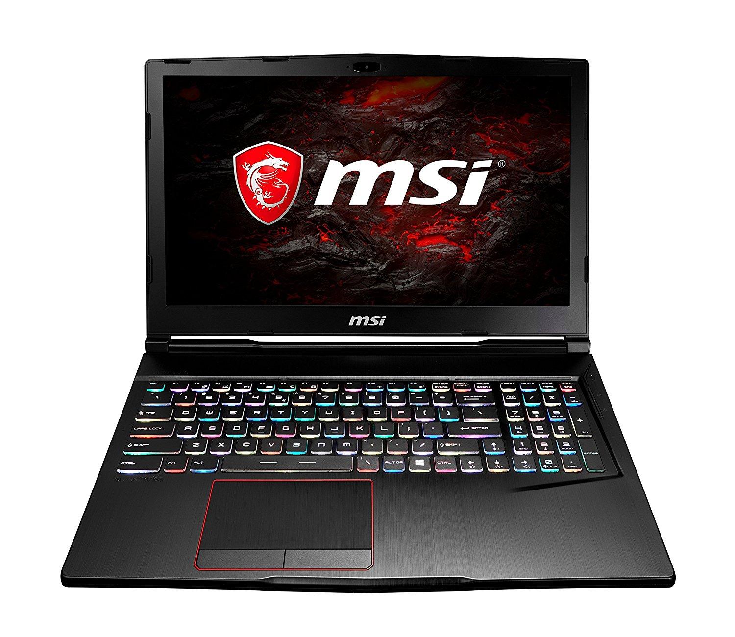 MSI Raider RGB 8RF GE63 15,6" Intel® Core™ i7-8750H 16GB RAM 1TB+256GB Dysk GTX1070 Grafika Win10