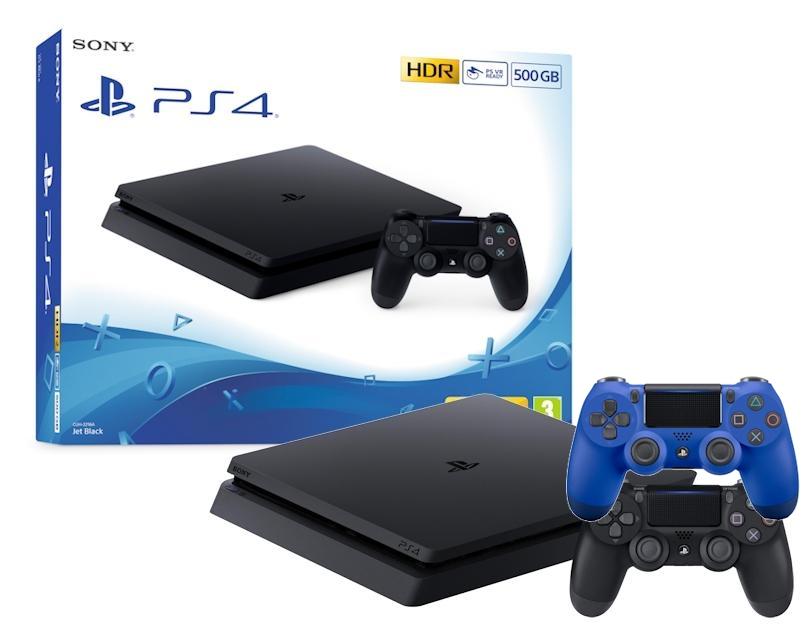 Konsola Sony PlayStation 4 Slim 500GB + 2 pady
