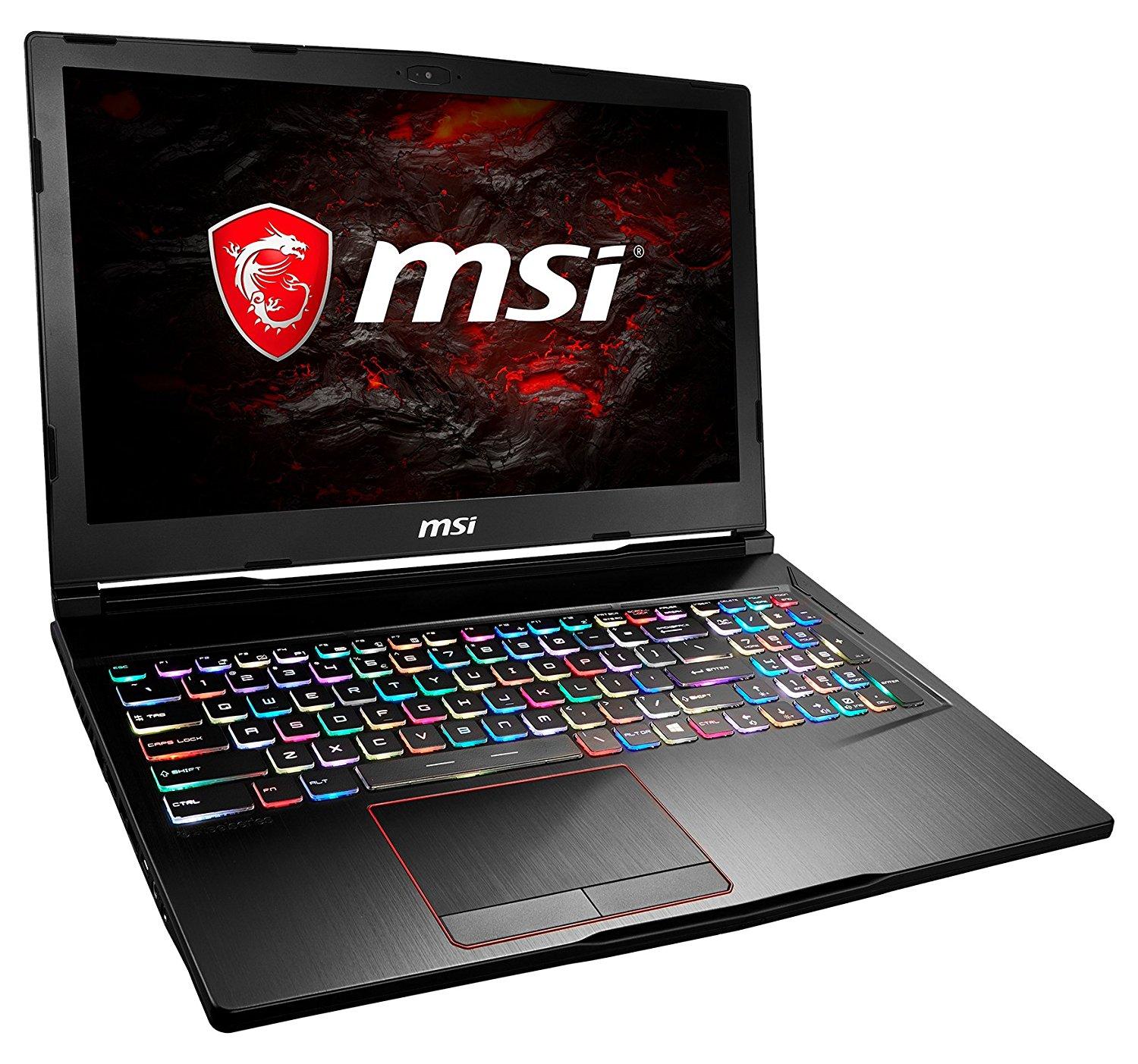 MSI Raider RGB 8RE GE63 15,6" Intel® Core™ i7-8750H 8GB RAM 1TB Dysk GTX1060 Grafika Win10