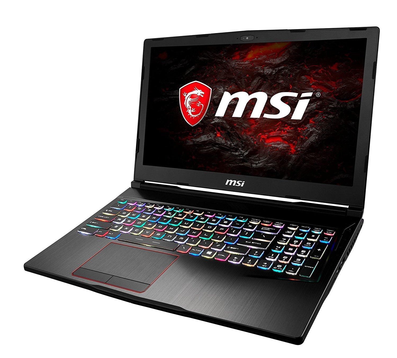 MSI Raider RGB 8RE GE63 15,6" Intel® Core™ i7-8750H 8GB RAM 1TB Dysk GTX1060 Grafika Win10