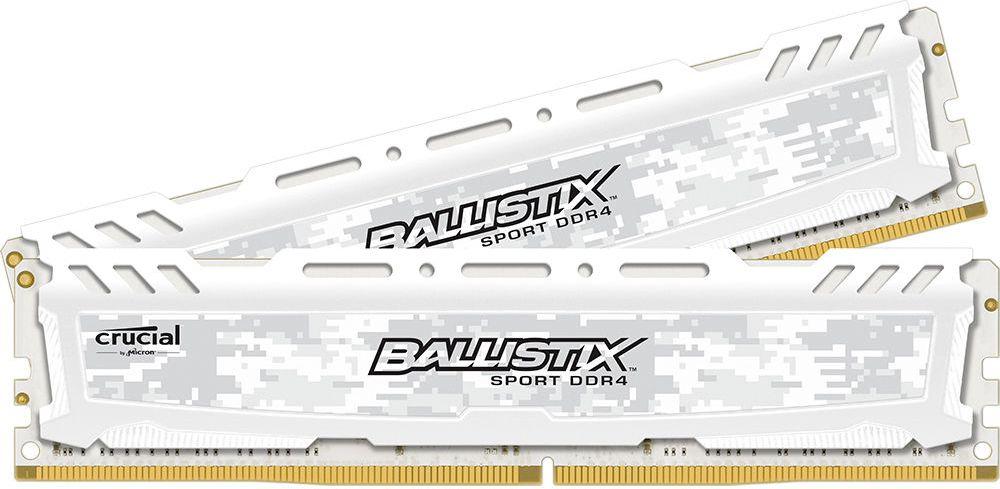 Pamięć RAM Crucial Ballistix Sport LT White DDR4 (2x4GB) 8GB 2400 CL16