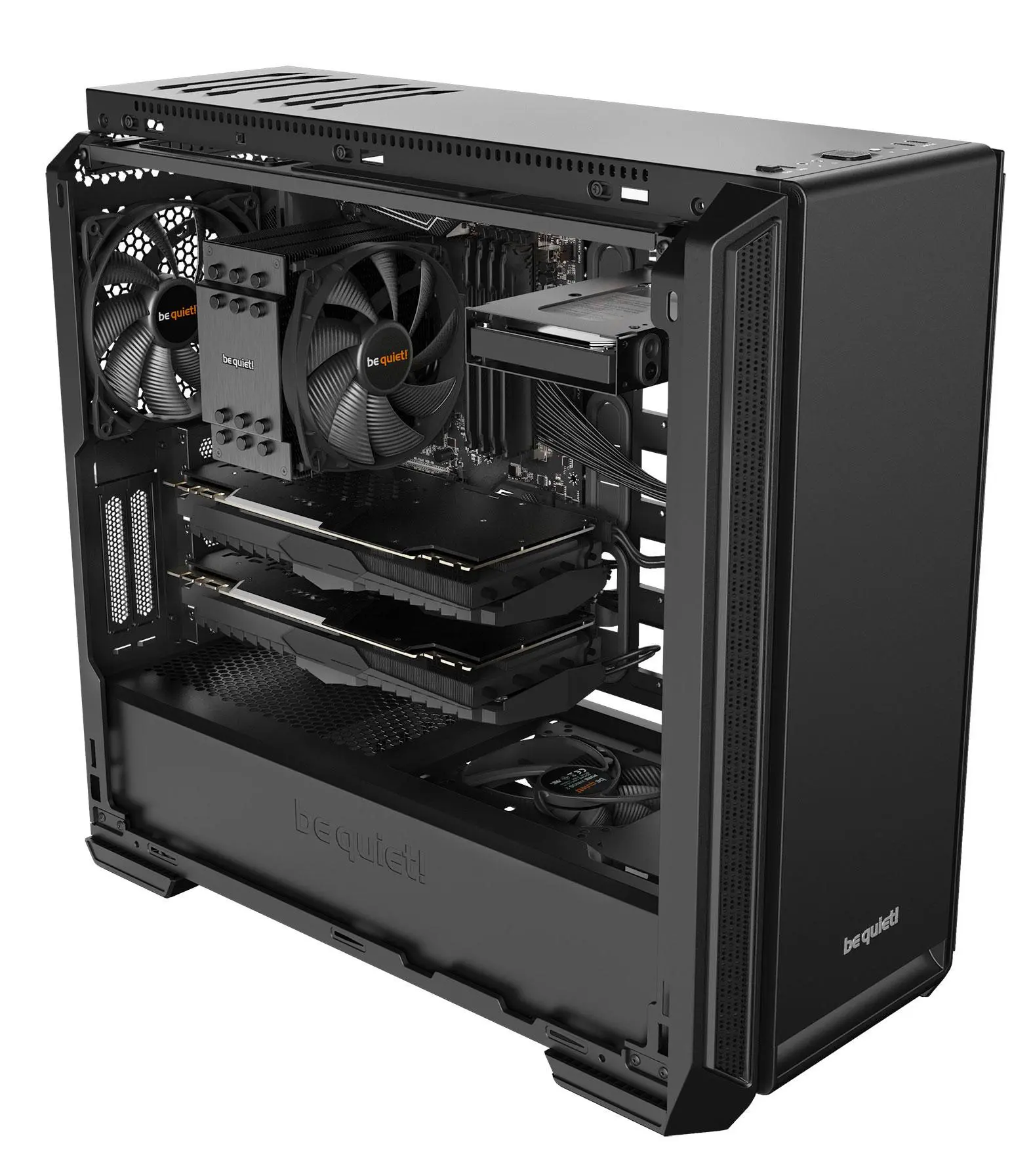 Obudowa be quiet! Silent Base 601 Black Czarny