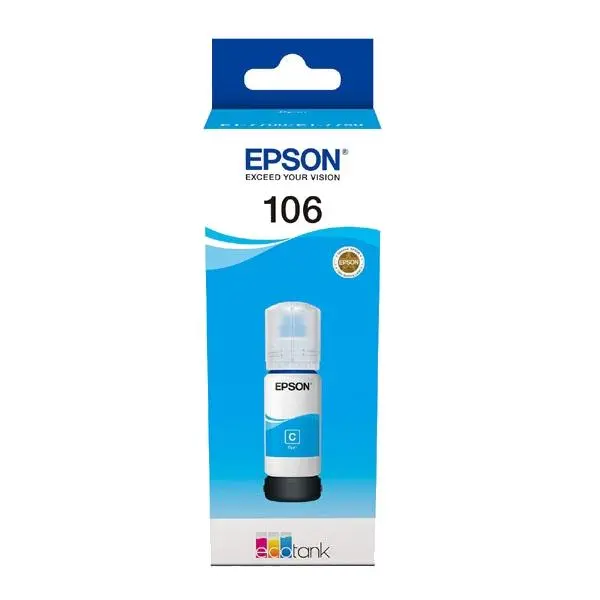 Tusz Epson EcoTank 106 C13T00R240 Błękitny 70 ml