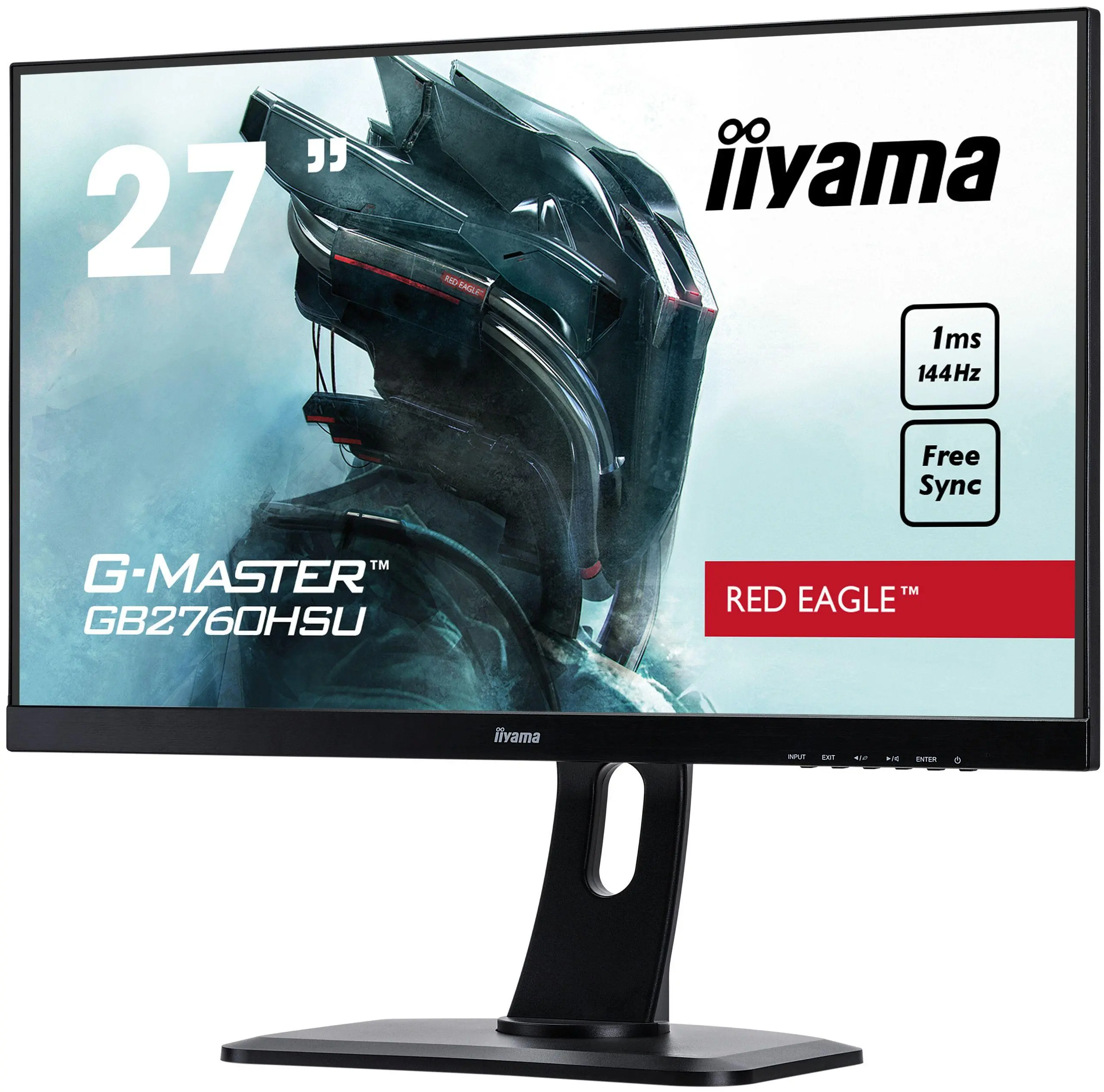 Monitor iiyama G-Master Red Eagle GB2760HSU-B1 27" Full HD TN 144Hz 1ms Gamingowy