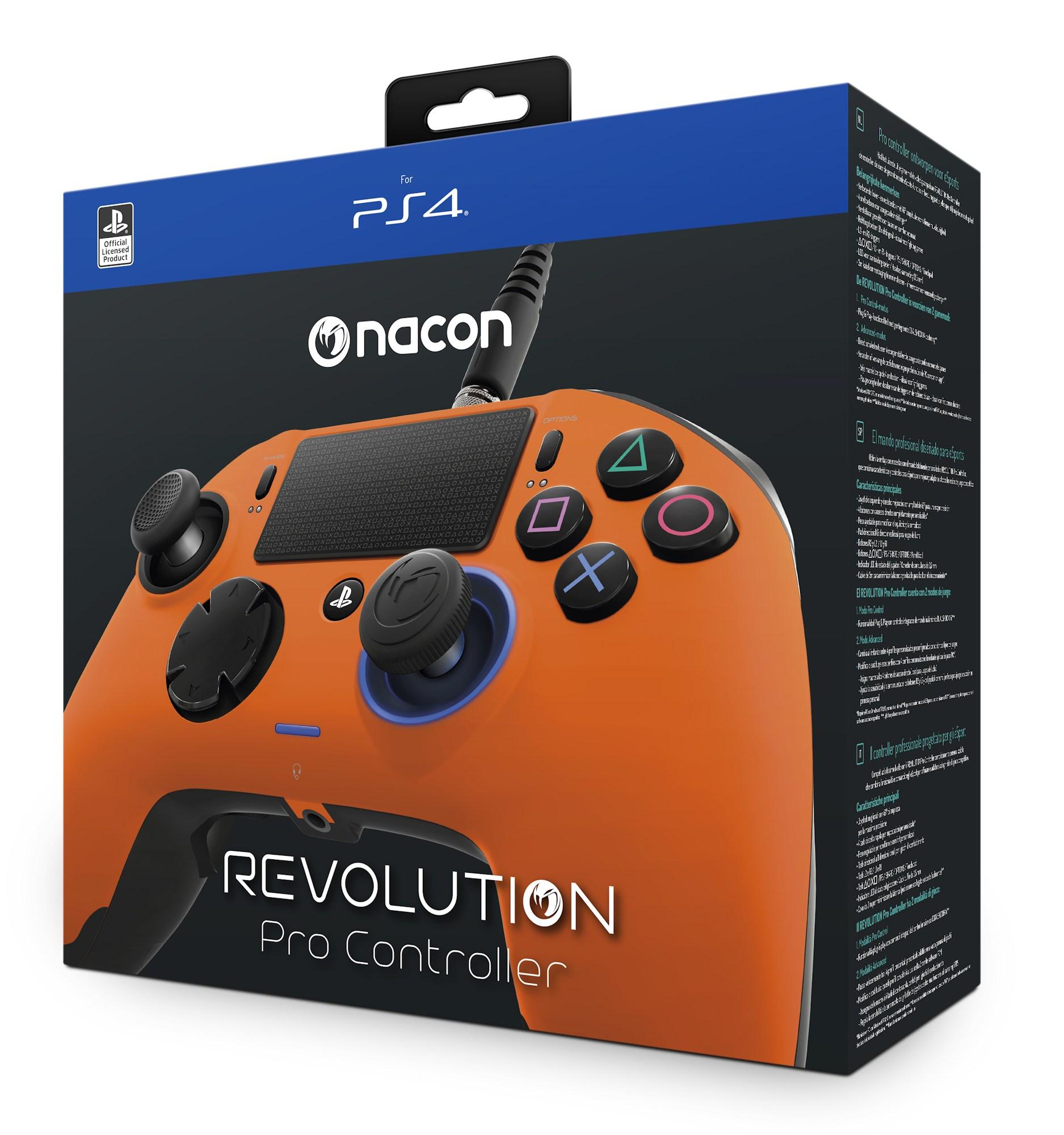 Pad Nacon Revolution Pro Controller (pomarańczowy)