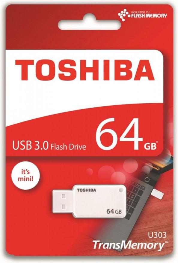 PenDrive Toshiba U303 64GB USB 3.0 (biały)