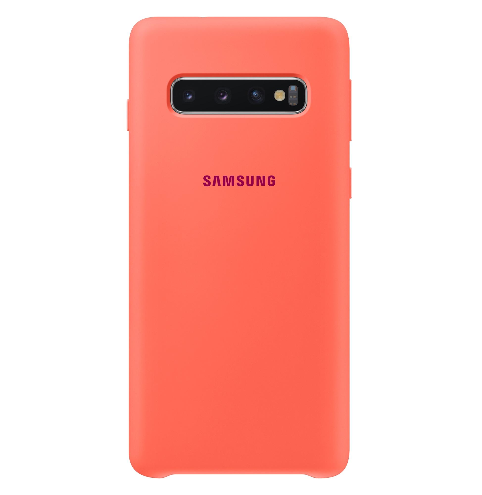 Etui Samsung Galaxy S10 Silicone Cover EF-PG973TH (koralowy)