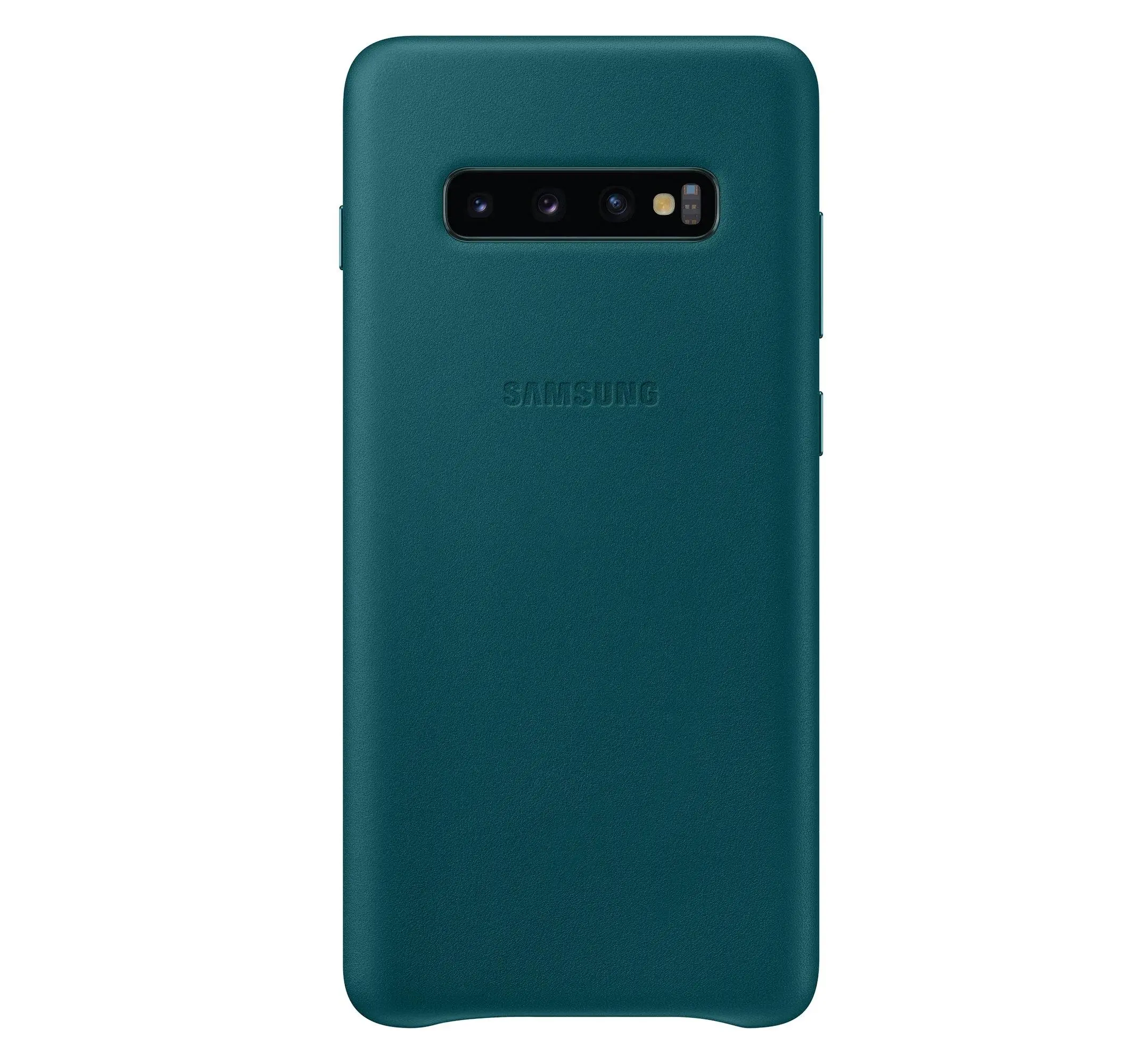 Etui Samsung Leather Cover do Galaxy S10+ Zielony