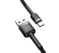 Baseus Cafule typ-C Szaro-czarny
