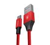 Kabel Baseus Halo Micro USB CAMYW-B09 (czerwony) 1.5m 2.4A