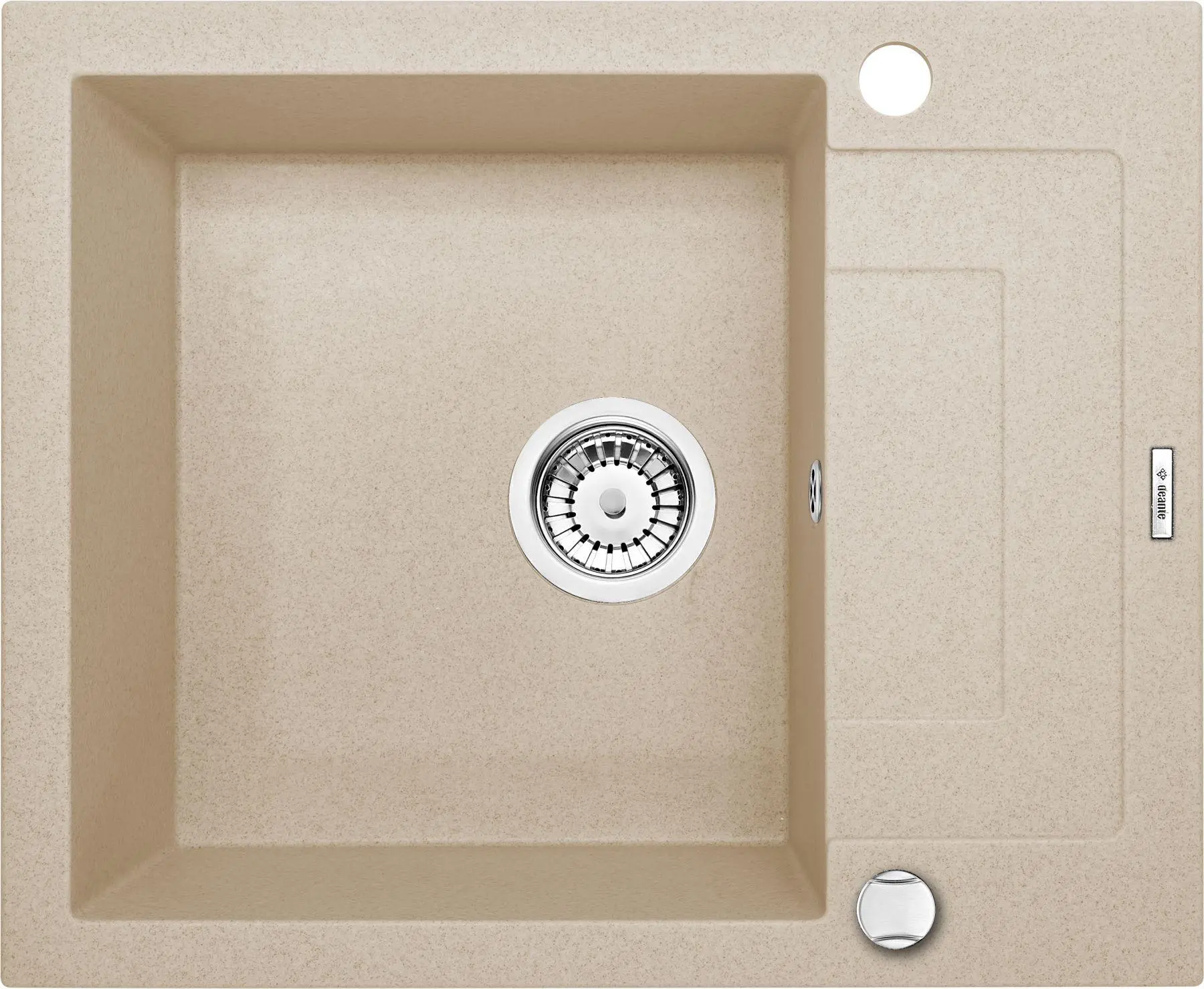 Zlewozmywak Deante Andante ZQN 711A Granitowy Piaskowy