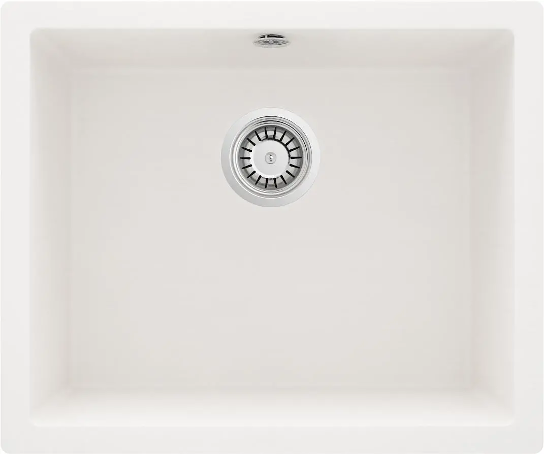 Zlewozmywak Deante Corda Flush ZQA A10F Granitowy Biały