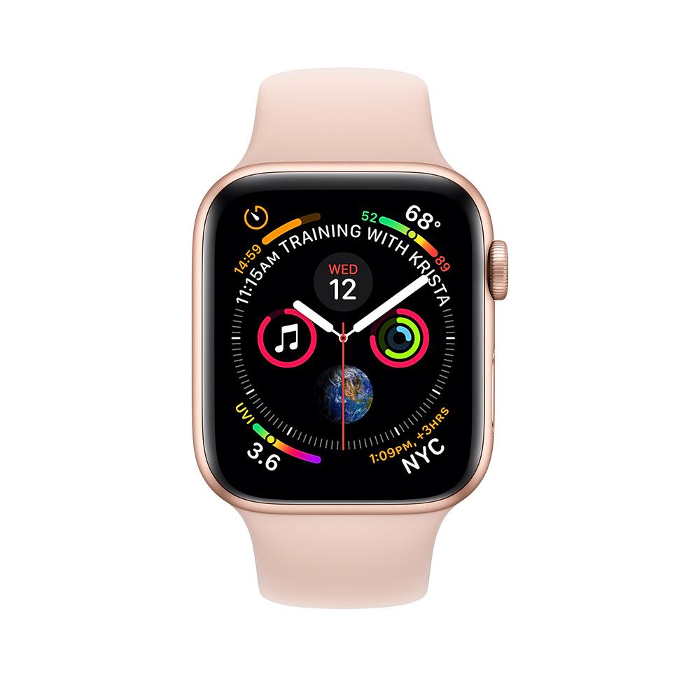 Apple Watch Series 4 44 mm GPS + Cellular Sport (różowy)