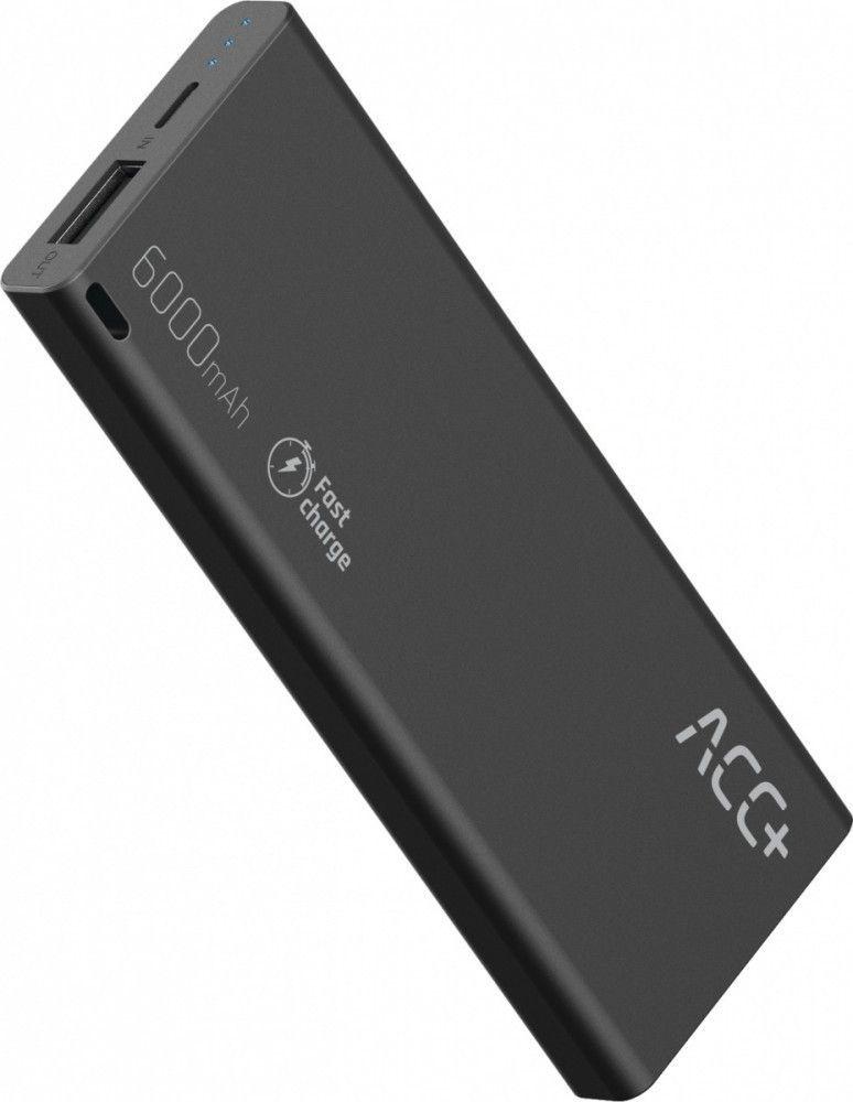 Powerbank Maxcom ACC+ Thin 6000 mAh (czarny)