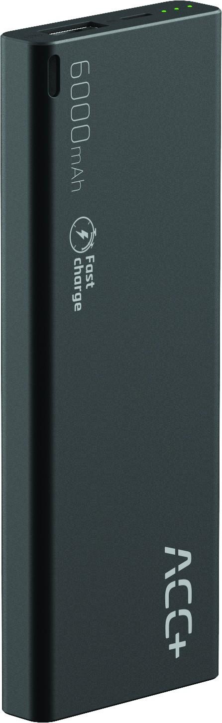Powerbank Maxcom ACC+ Thin 6000 mAh (czarny)