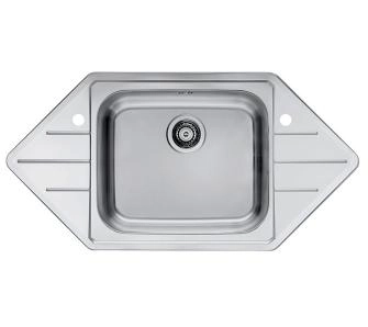 Zlewozmywak Alveus Praktik 130 1122594 Stalowy Satynowy