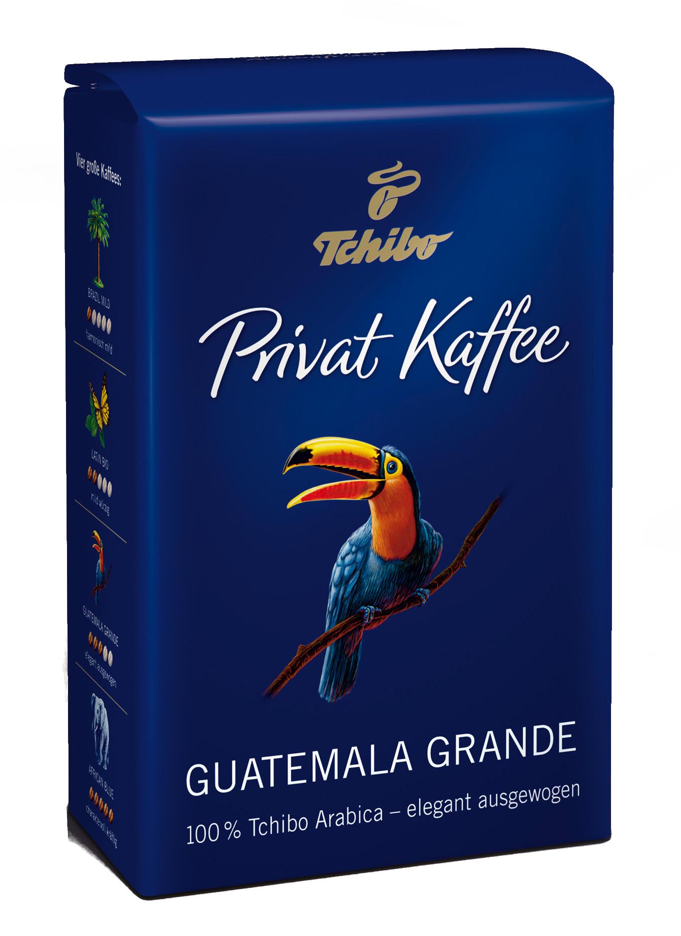 Kawa ziarnista Tchibo PRIVAT KAFFEE GUATEMALA GRANDE 500G
