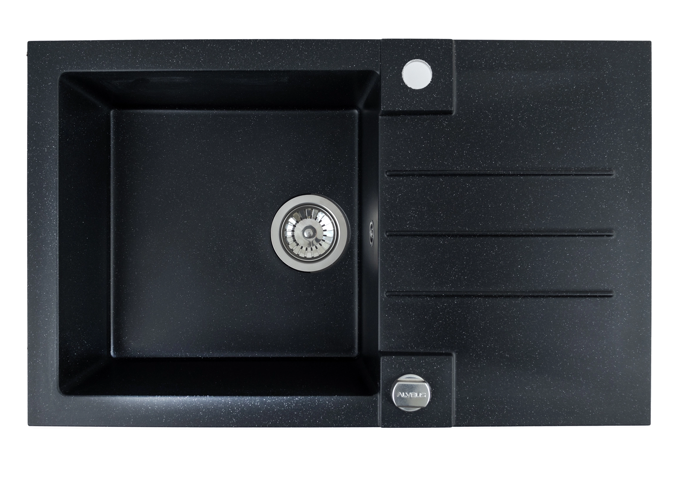 Zlewozmywak Alveus Rock 130 1203091 Granitowy Czarny