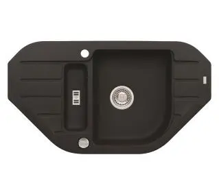 Накладна мийка Alveus Niagara 60 1126091 Гранітна Чорна