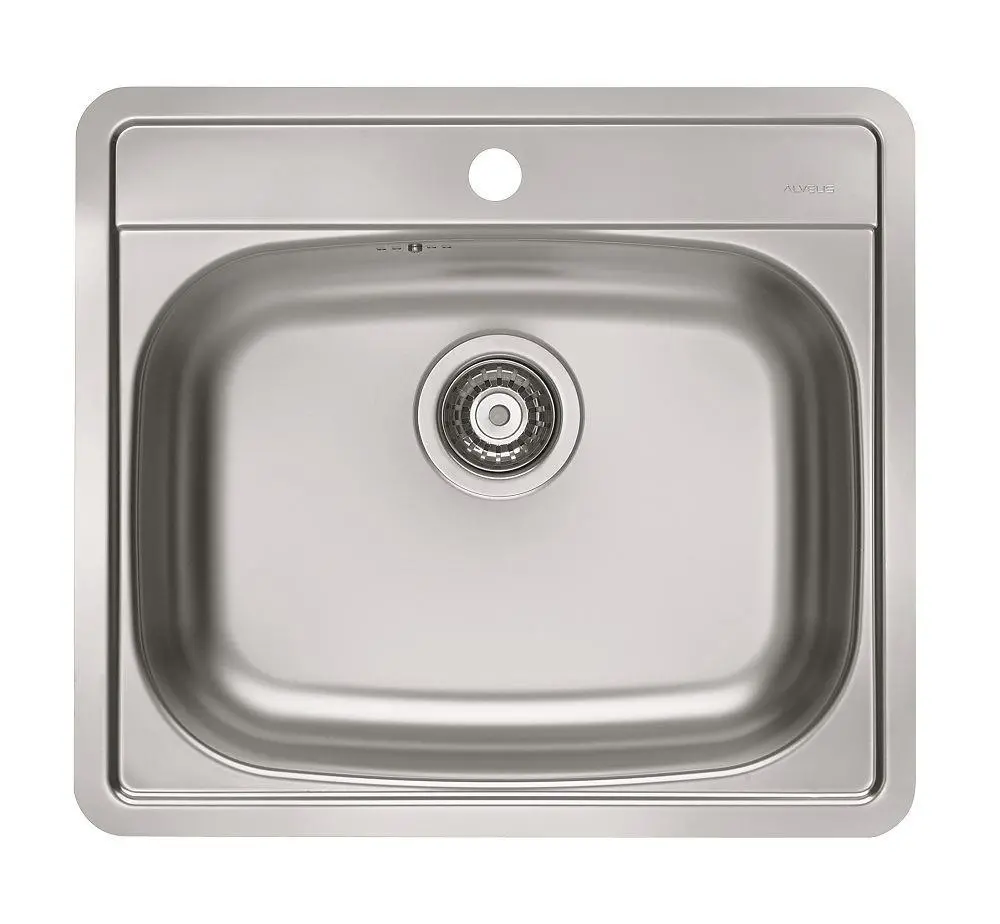Zlewozmywak Alveus More 10 I 1103106K Stalowy Srebrny