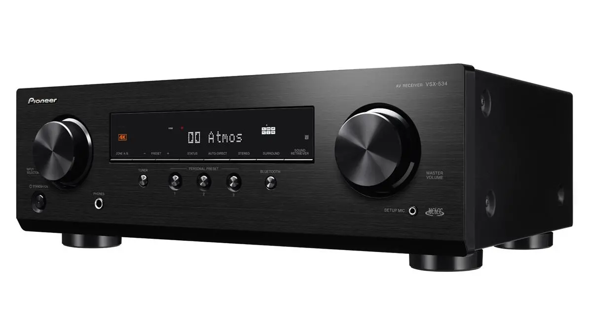 Amplituner Pioneer VSX-534 5.1-kanałowy Dolby Atmos DTS X Bluetooth Czarny