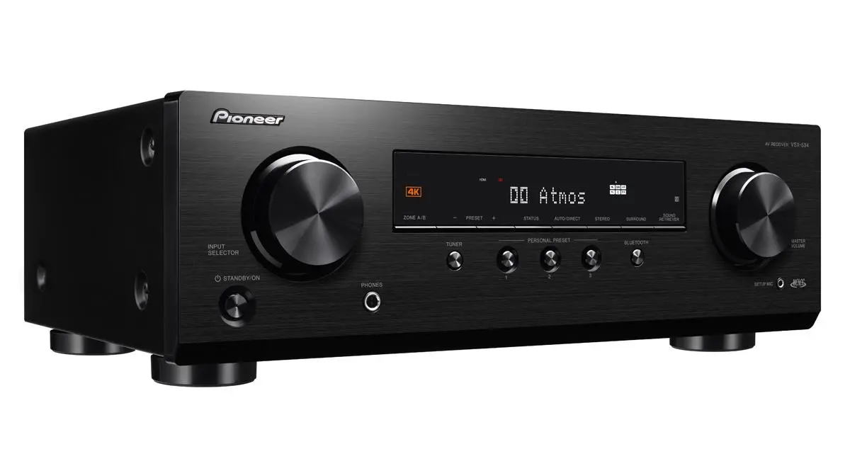 Amplituner Pioneer VSX-534 5.1-kanałowy Dolby Atmos DTS X Bluetooth Czarny
