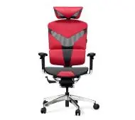 Diablo Chairs V-Dynamic Normal Size Biurowy do 150kg Tkanina Karmazynowy-Zdjęcie-0