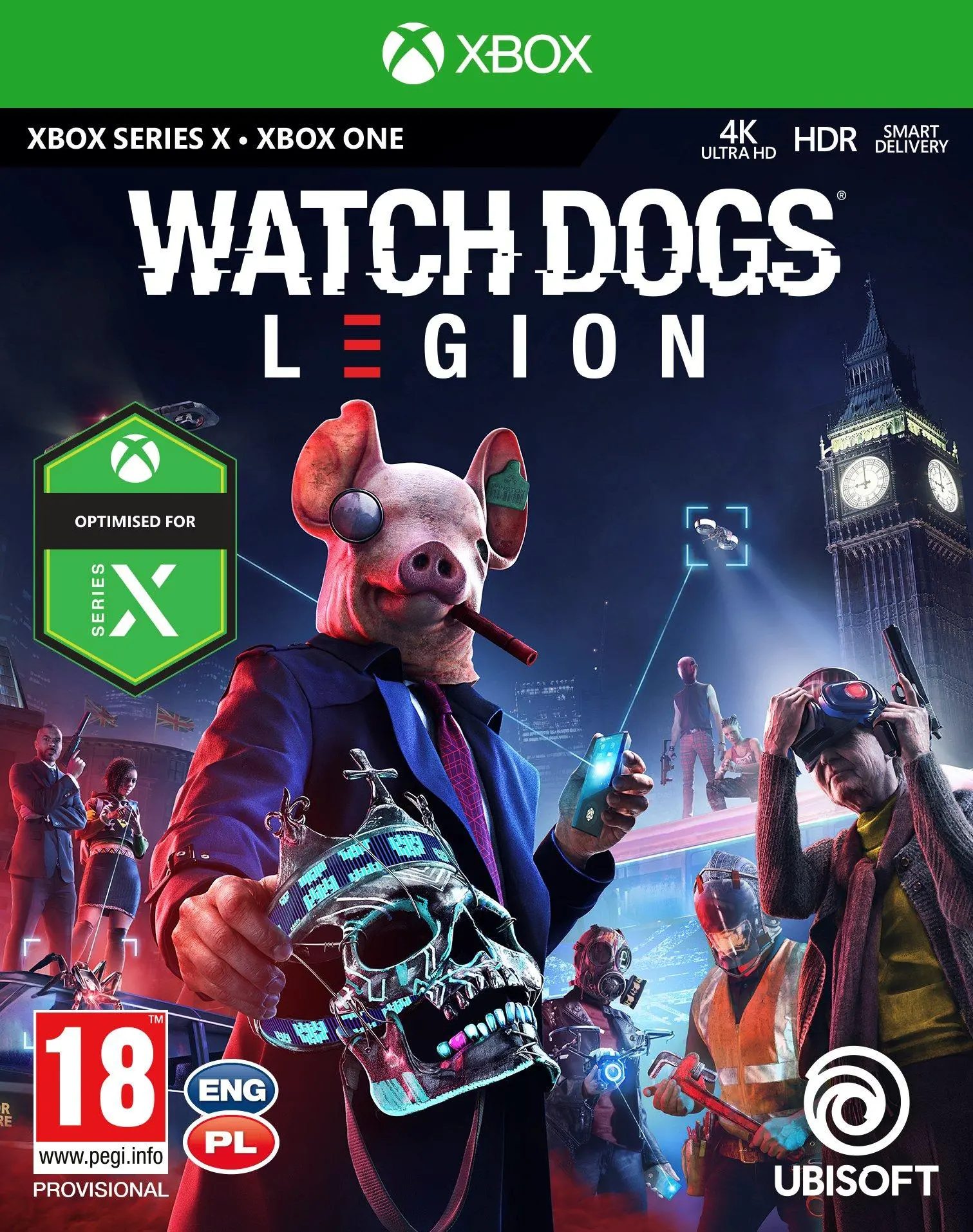 Watch Dogs Legion Gra na Xbox One (Kompatybilna z Xbox Series X) miniaturka