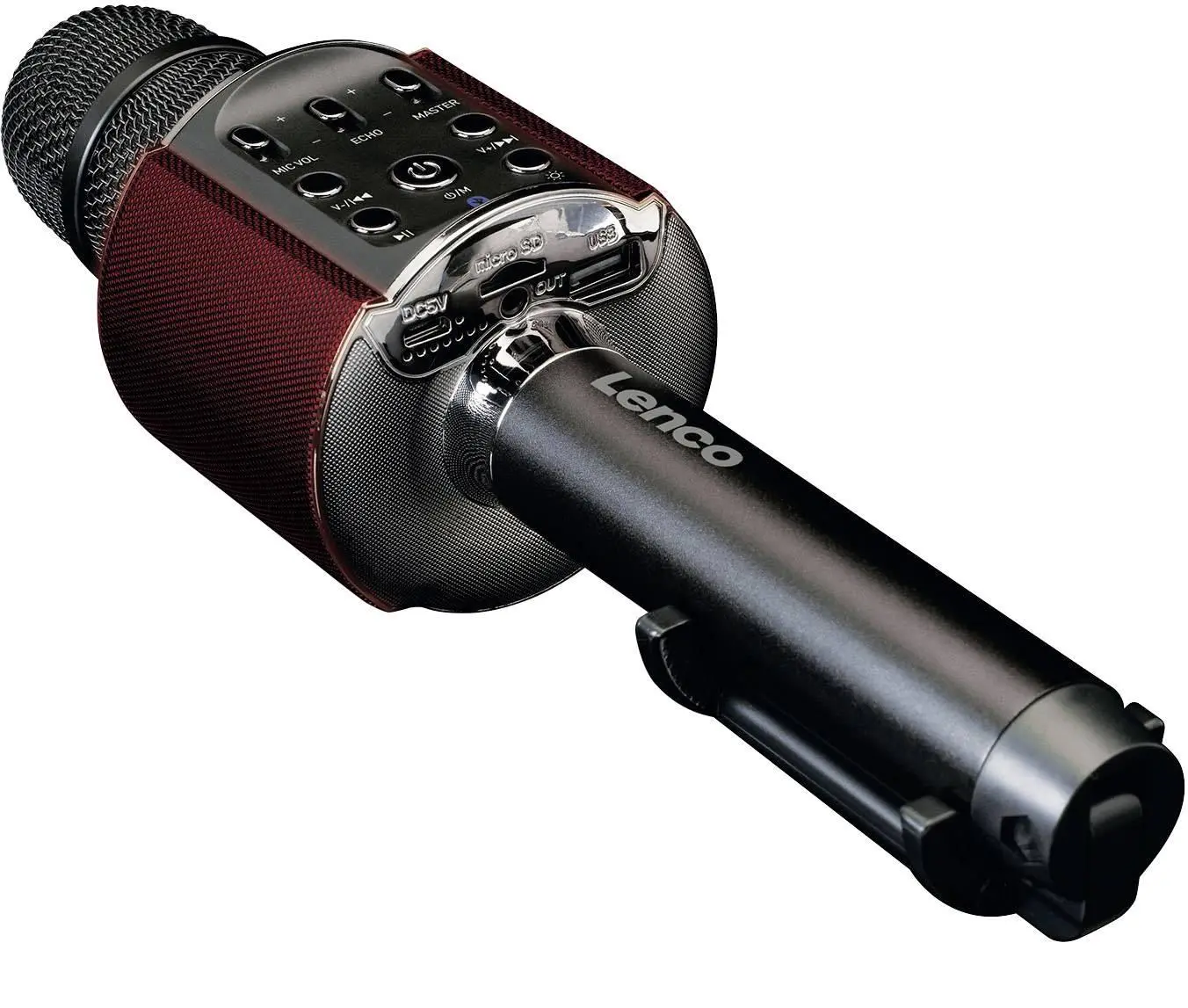 Mikrofon z głośnikiem Bluetooth Lenco BMC-090 5W Czarny