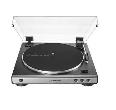Audio-Technica AT-LP60XUSB Automatyczny Napęd paskowy Przedwzmacniacz Czarno-srebrny