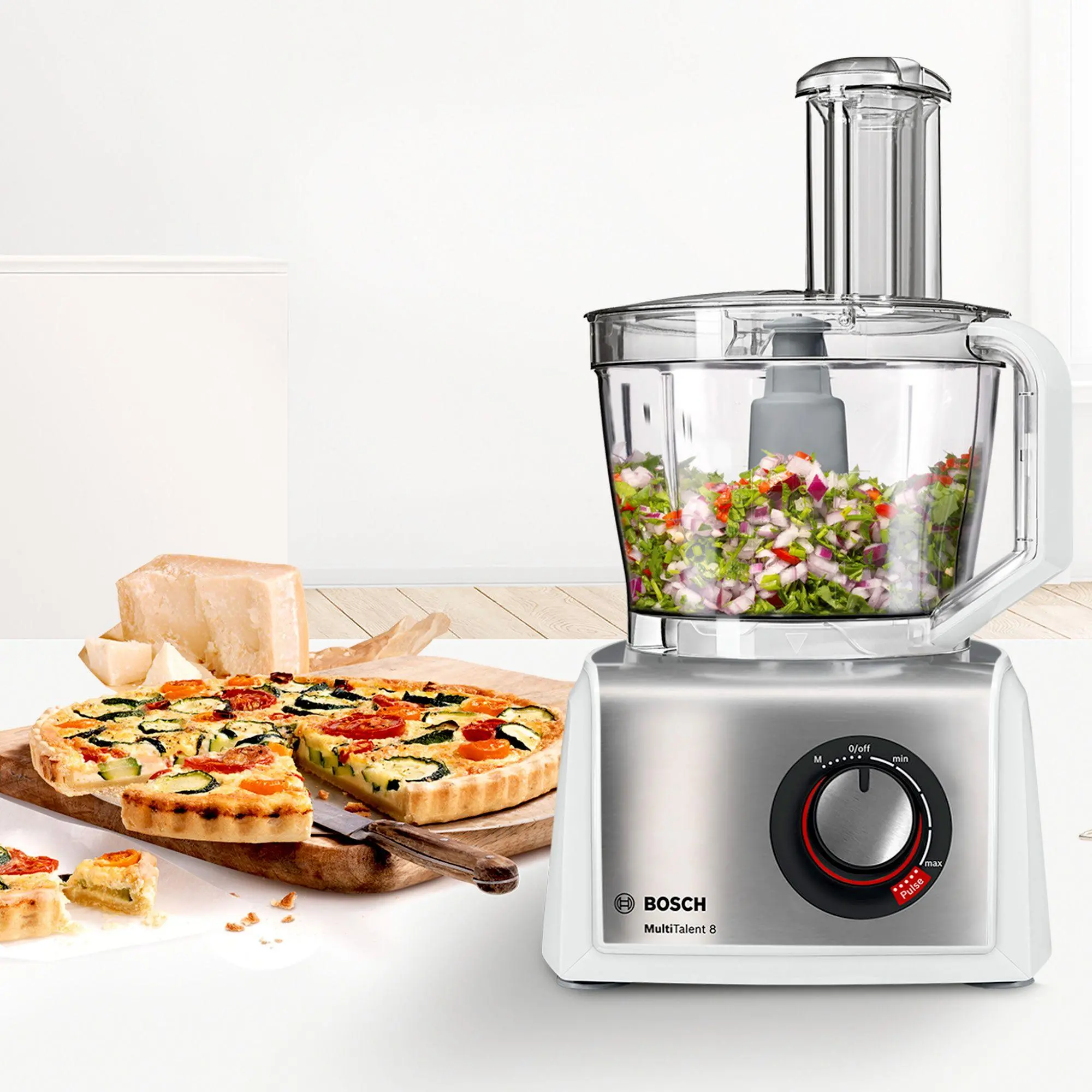 Robot kuchenny Bosch MultiTalent 8 MC812S844 1250W Minimalakser Wyciskarka do cytrusów Blender kielichowy