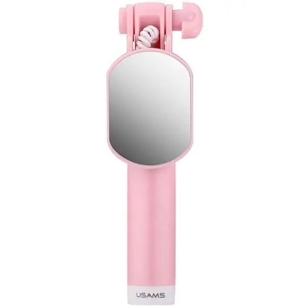 Selfie stick USAMS Mini Mirror Różowy