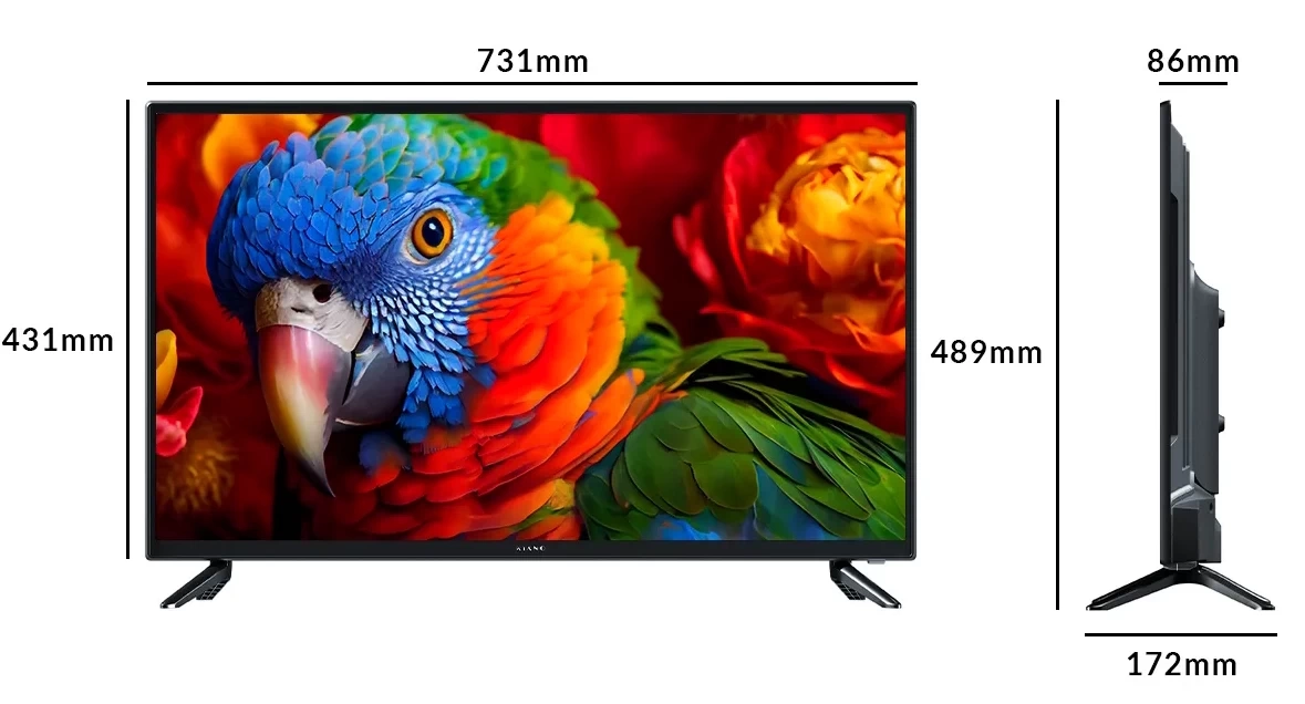 Telewizor Kiano SlimTV 32 32" LED HD Ready 60Hz DVB-T2