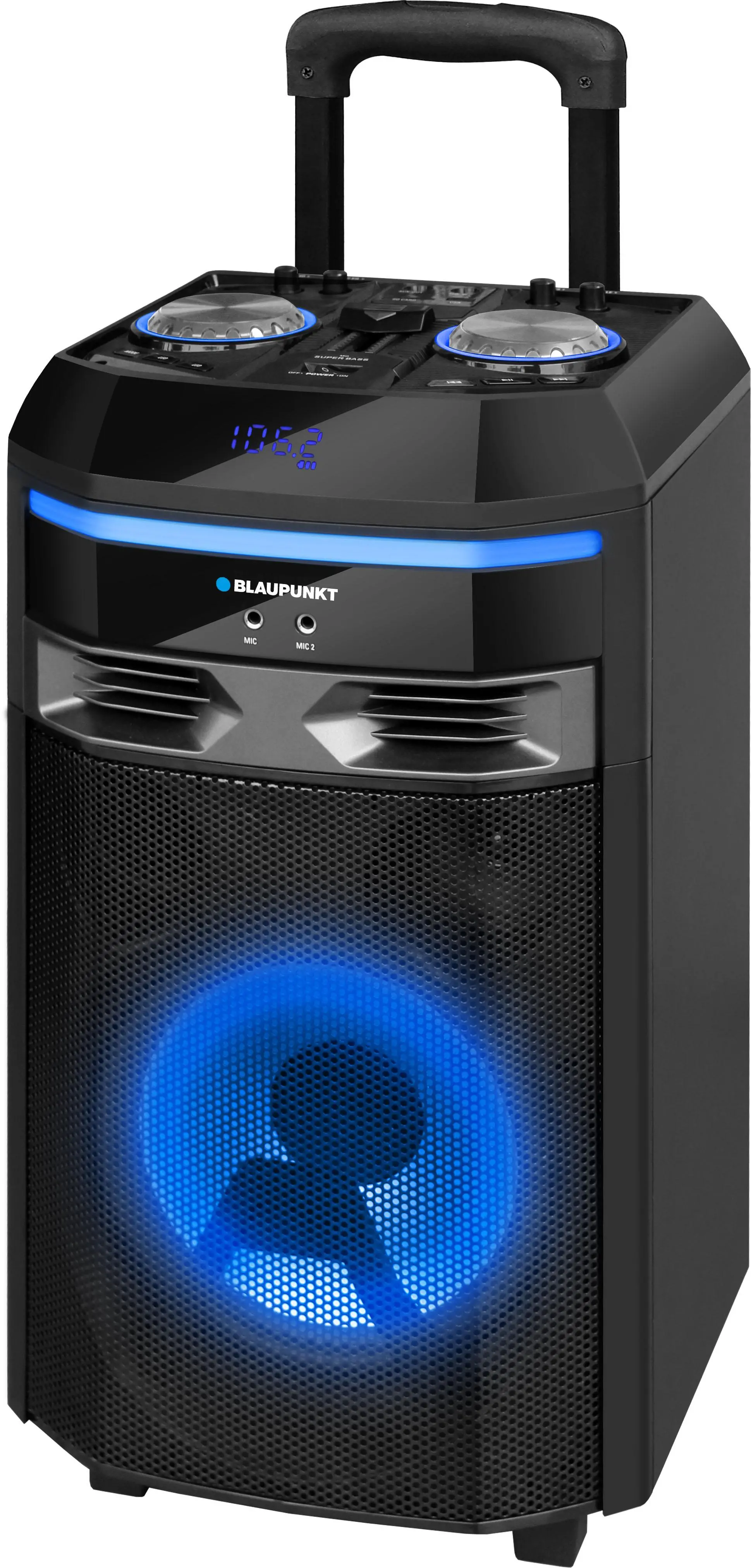 Blaupunkt PS6 45W Bluetooth Radio FM Mikrofon Karaoke Czarny