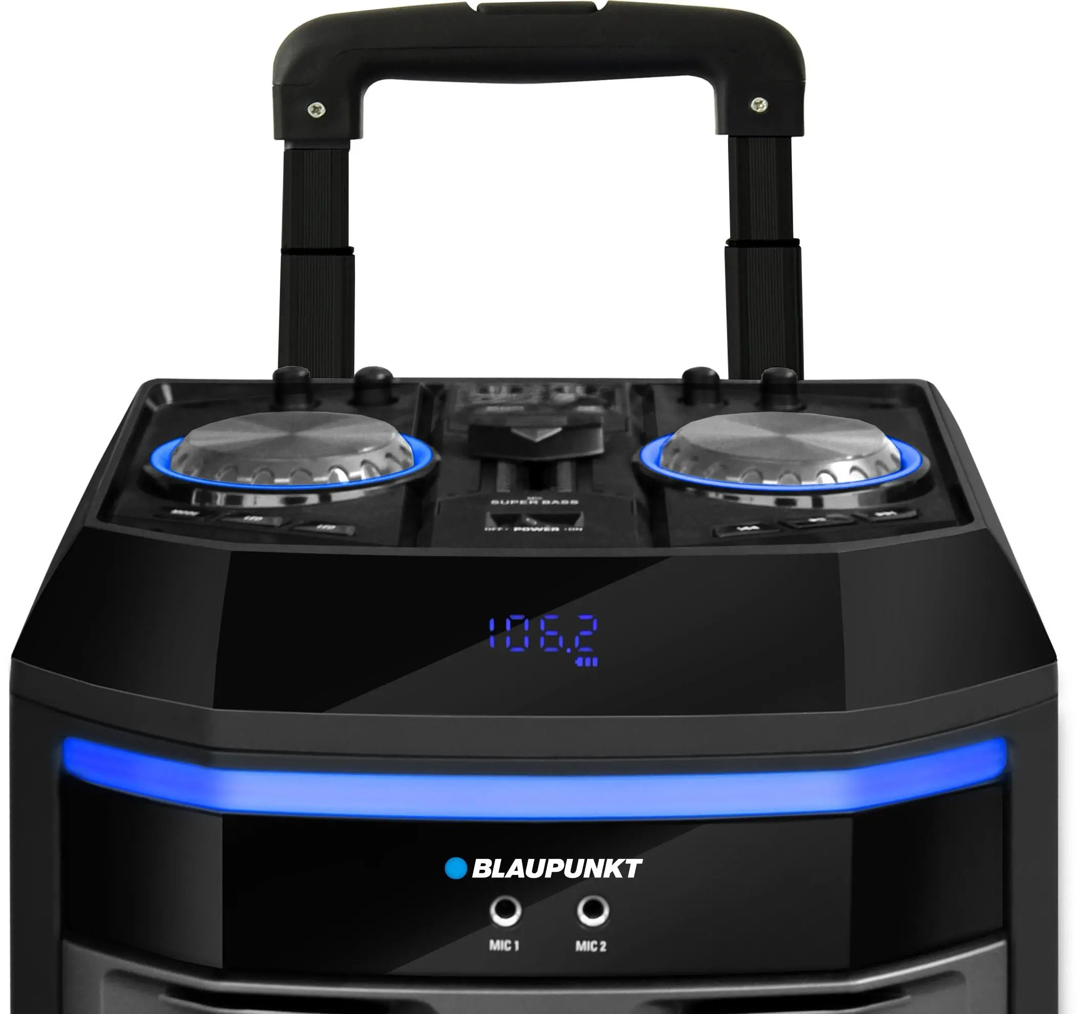 Power Audio Blaupunkt PS6 45W Bluetooth Radio FM Mikrofon Karaoke Czarny