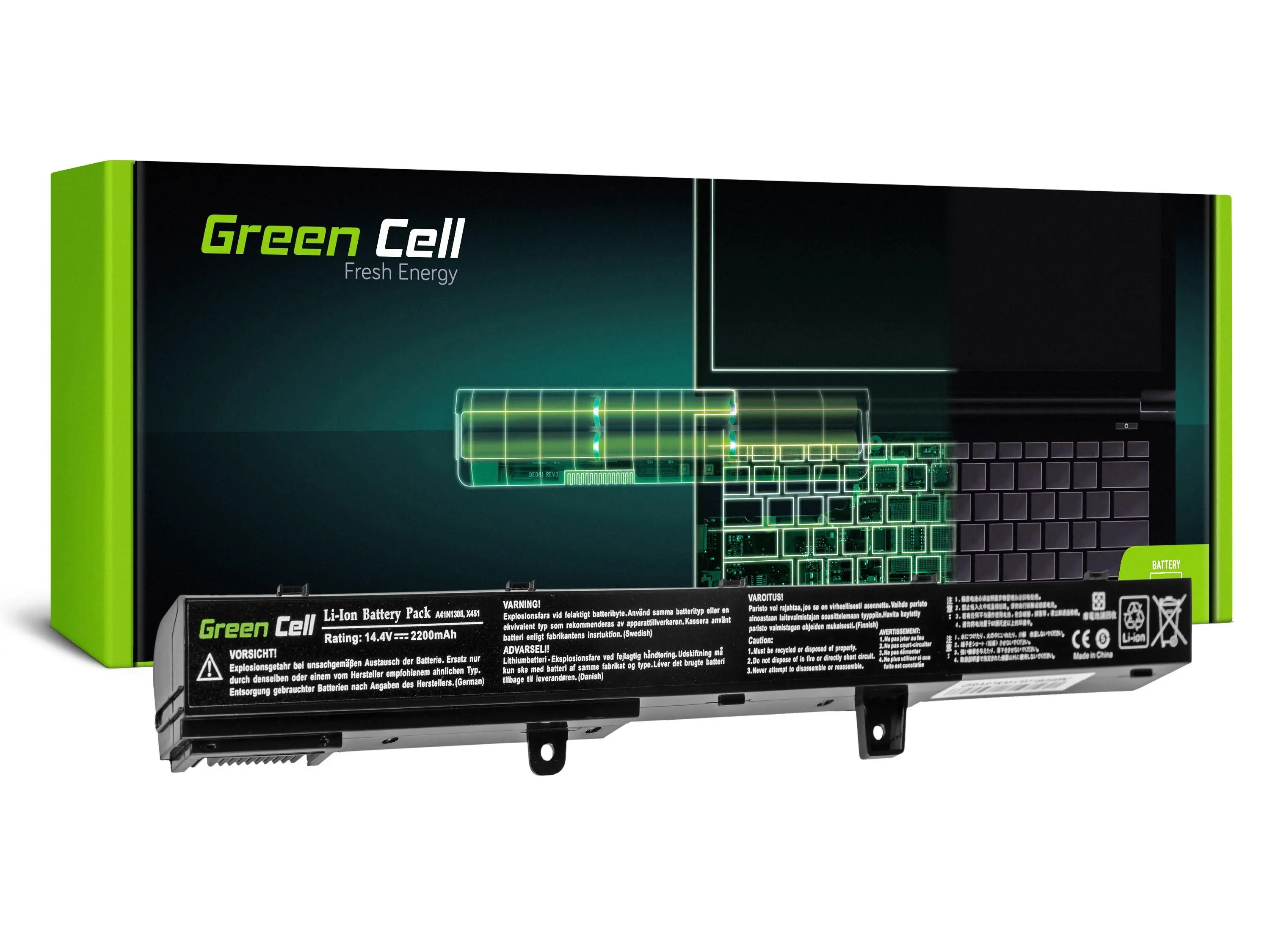 Bateria do laptopa Green Cell AS75 Asus