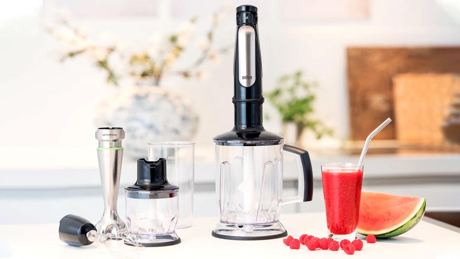 Blender Braun Multiquick 7 MQ745 Aperitif - mini rozdrabniacz - końcówka do ubijania
