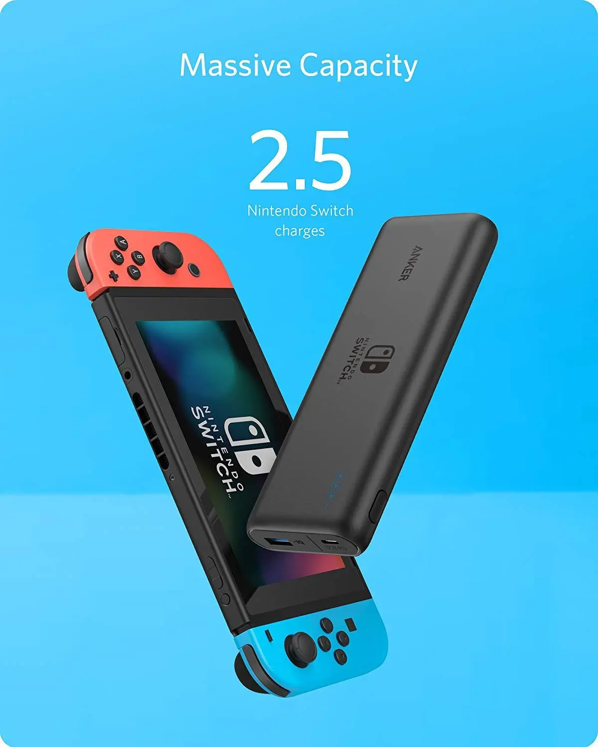 Powerbank Anker PowerCore 20100 Nintendo Switch Edition 20100mAh Czarny