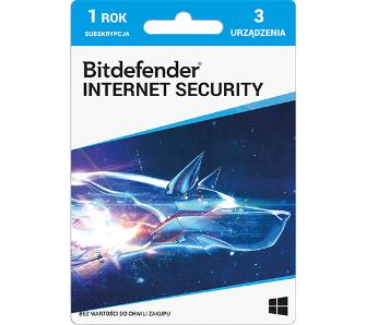 Antywirus BitDefender Internet Security 3D/1 Rok [kod aktywacyjny]