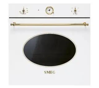 Електрична піч Smeg Coloniale S-SF800B Termoobieg Biały