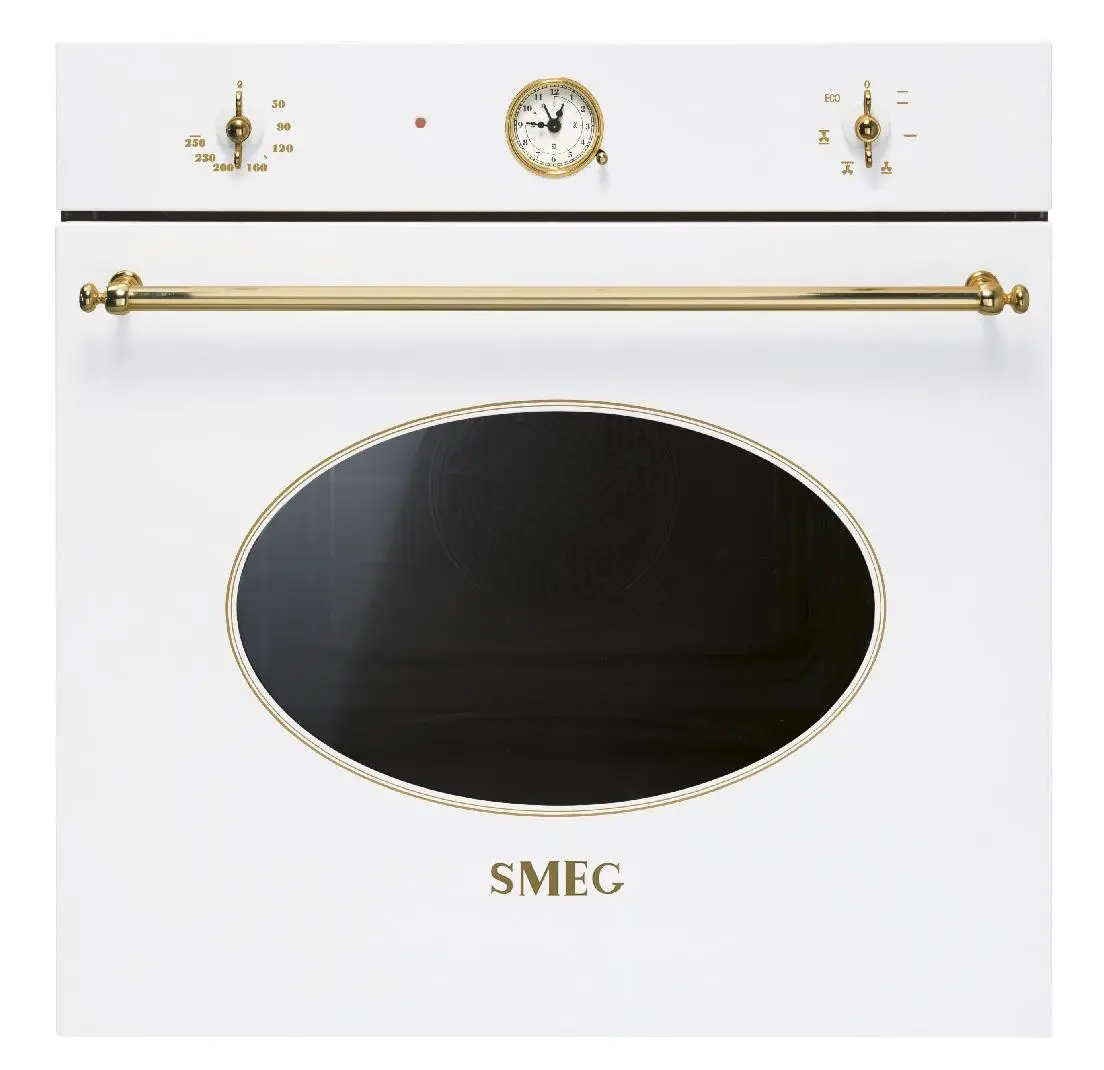 Piekarnik elektryczny Smeg Coloniale S-SF800B Termoobieg Biały