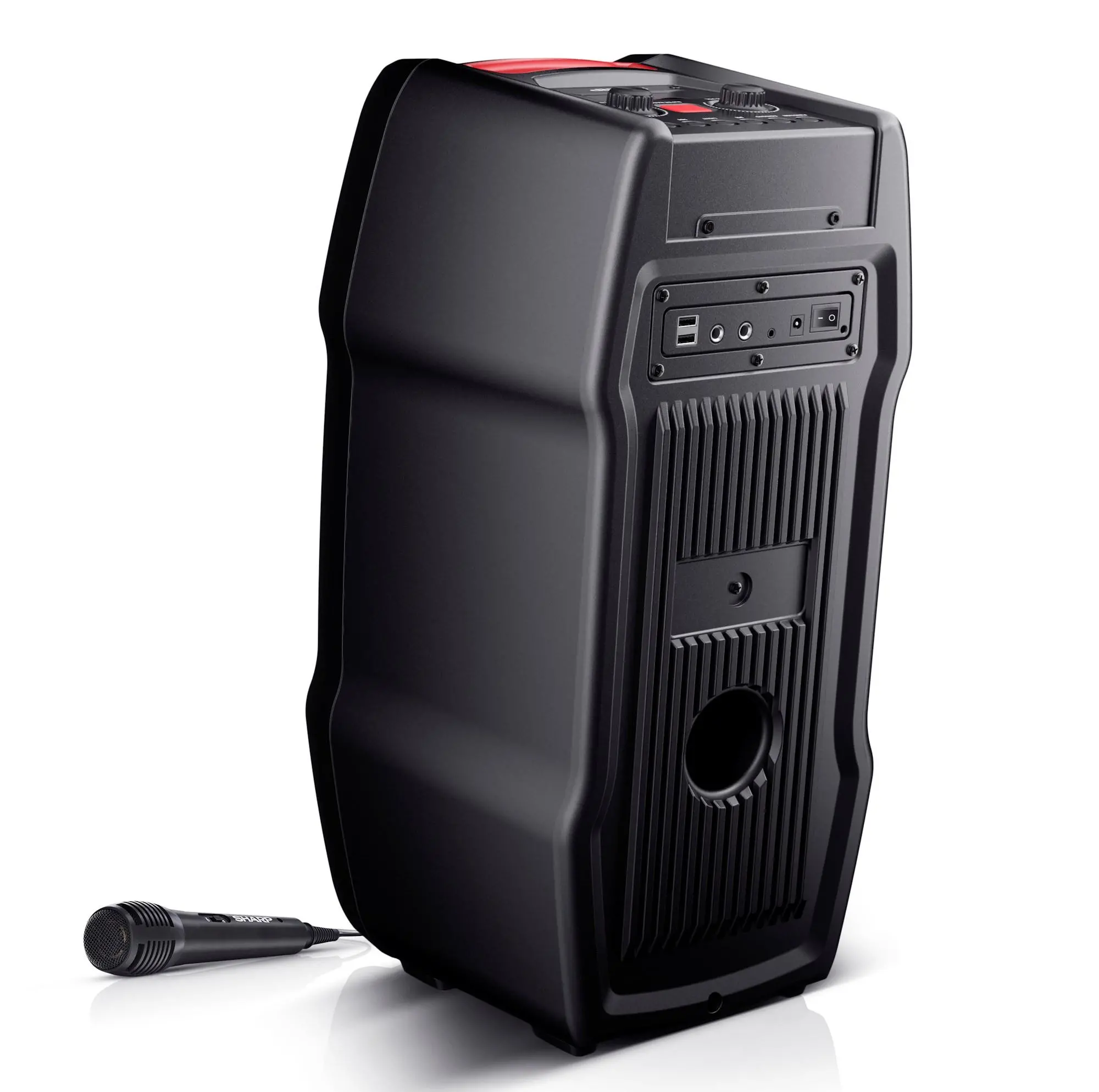 Power Audio Sharp PS-929 180W Bluetooth Mikrofon Karaoke Czarny