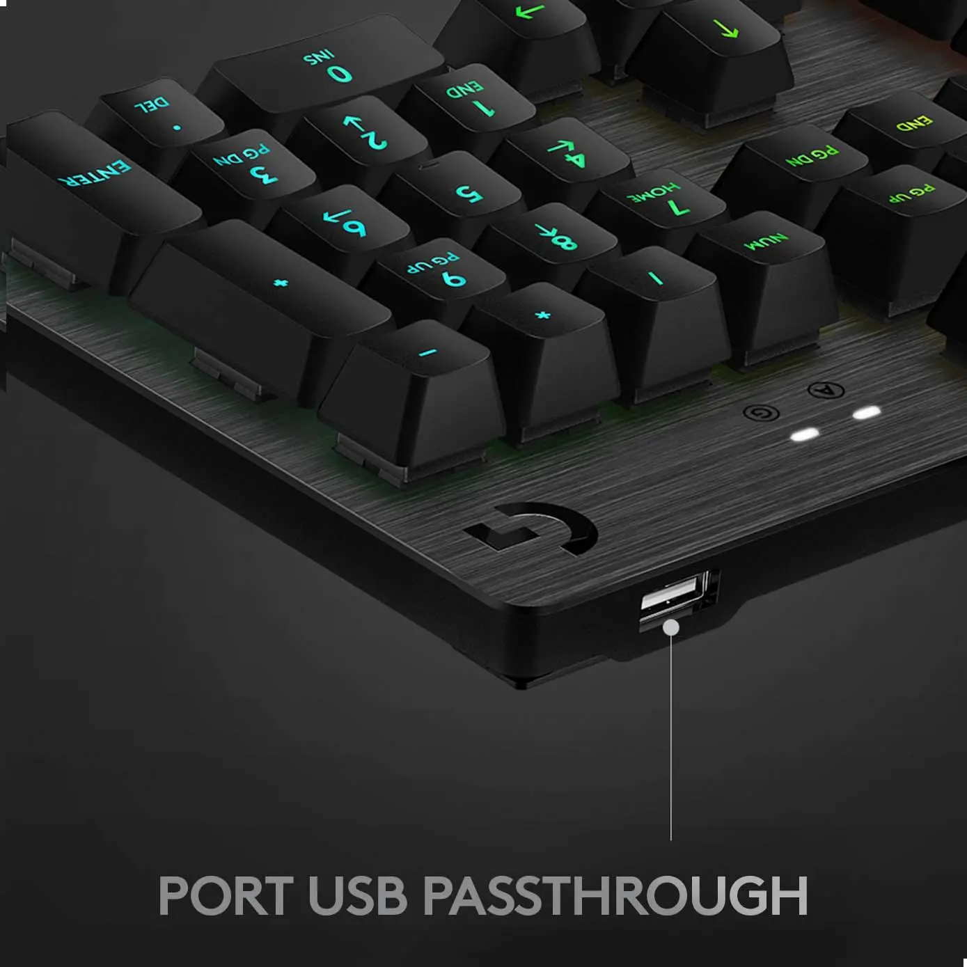 Klawiatura mechaniczna Logitech G512 Carbon GX Red Linear Czarny